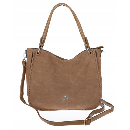 Torebka Damska Worek shopper włoska marka CHARRO pojemna CH3314 Brązowa