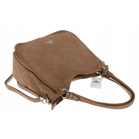 Torebka Damska Worek shopper włoska marka CHARRO pojemna CH3314 Brązowa