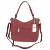 Torebka Damska Worek shopper włoska marka CHARRO pojemna CH3314 Bordowa