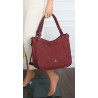 Torebka Damska Worek shopper włoska marka CHARRO pojemna CH3314 Bordowa
