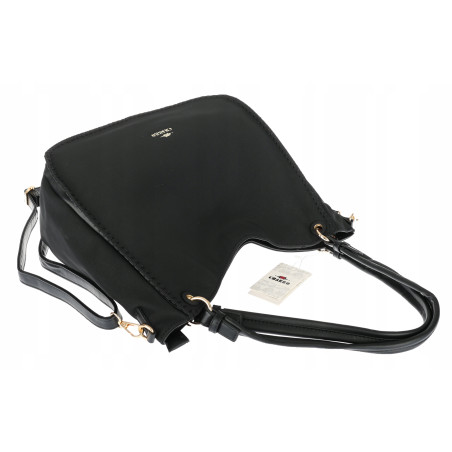 Torebka Damska Worek shopper włoska marka CHARRO pojemna Duża CH3314 Czarna