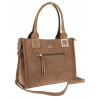 Torebka Damska Listonoszka Shopper Duża A4 włoska marka CHARRO 3313 Brązowa