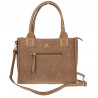 Torebka Damska Listonoszka Shopper Duża A4 włoska marka CHARRO 3313 Brązowa