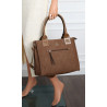 Torebka Damska Listonoszka Shopper Duża A4 włoska marka CHARRO 3313 Brązowa