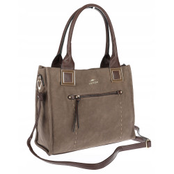 Torebka Damska Listonoszka Shopper A4 włoska marka CHARRO 3313 Czekoladowa