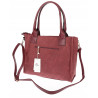Torebka Damska Listonoszka Shopper Duża A4 włoska marka CHARRO 3313 Bordowa