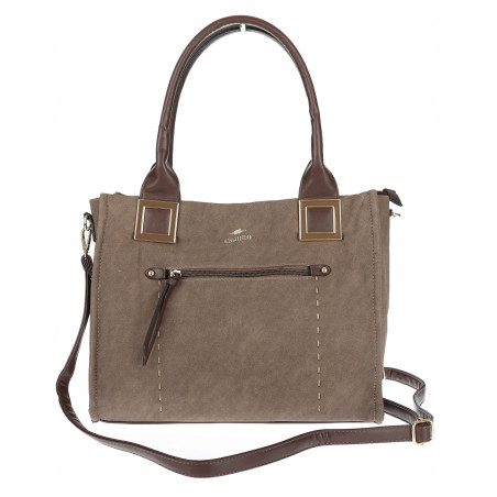 Torebka Damska Listonoszka Shopper A4 włoska marka CHARRO 3313 Czekoladowa