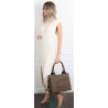 Torebka Damska Listonoszka Shopper A4 włoska marka CHARRO 3313 Czekoladowa