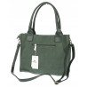 Torebka Damska Listonoszka Shopper A4 duża włoska marka CHARRO 3313 Zielona