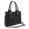 Torebka Damska Listonoszka Shopper A4 duża włoska marka CHARRO 3313 Czarna