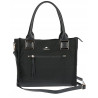 Torebka Damska Listonoszka Shopper A4 duża włoska marka CHARRO 3313 Czarna