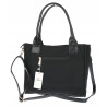 Torebka Damska Listonoszka Shopper A4 duża włoska marka CHARRO 3313 Czarna