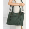 Torebka Damska Listonoszka Shopper A4 duża włoska marka CHARRO 3313 Zielona