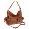 Torebka Damska Shopperka Pojemna Modna Torba Listonoszka 9560 Brązowa