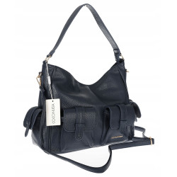 Torebka Damska Shopperka Pojemna Modna Torba Listonoszka 9560 Niebieska