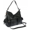 Torebka Damska Shopperka Pojemna A4 Modna Torba Listonoszka 9560 Czarna