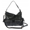 Torebka Damska Shopperka Pojemna A4 Modna Torba Listonoszka 9560 Czarna
