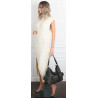 Torebka Damska Shopperka Pojemna A4 Modna Torba Listonoszka 9560 Szara