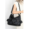 Torebka Damska Shopperka Pojemna A4 Modna Torba Listonoszka 9560 Czarna