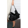 Torebka Damska Shopperka Pojemna A4 Modna Torba Listonoszka 9560 Czarna