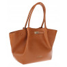 Torebka Damska Shopperka Pojemna Duża Modna Torba Listonoszka 14081 Brązowa