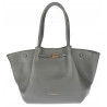Torebka Damska Shopperka Pojemna Modna Duża Torba Listonoszka 14081 Szara