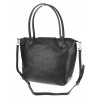 Torebka Damska Shopperka Pojemna A4 Modna Torba Listonoszka PU682 Czarna
