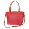Torebka Damska Shopperka Pojemna A4 Modna Torba Listonoszka PU682 Czerwona
