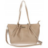 Torebka Damska Shopperka Pojemna Modna Torba Listonoszka 14088 Beżowa