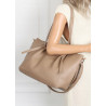 Torebka Damska Shopperka Pojemna Modna Torba Listonoszka 14088 Beżowa
