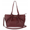 Torebka Damska Shopperka Pojemna Modna Torba Listonoszka 14088 Bordowa