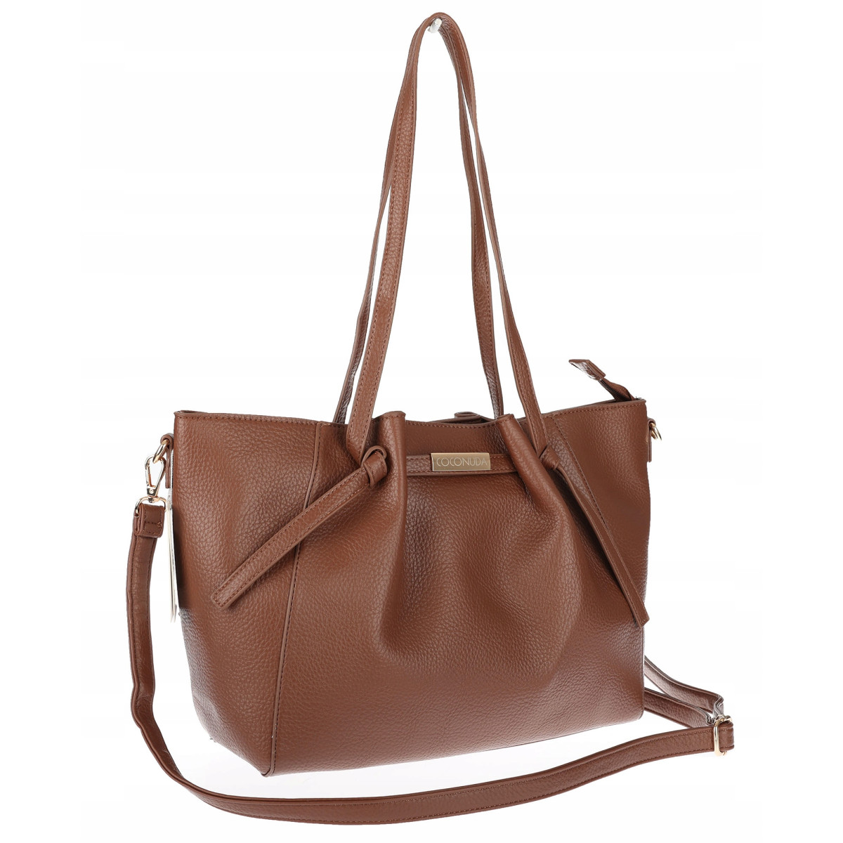 Torebka Damska Shopperka Pojemna Modna Torba Listonoszka 14088 Czekoladowa