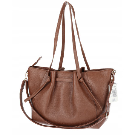 Torebka Damska Shopperka Pojemna Modna Torba Listonoszka 14088 Czekoladowa