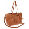 Torebka Damska Shopperka Pojemna Modna Duża Torba Listonoszka 14088 Brązowa