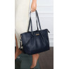 Torebka Damska Shopperka Pojemna Modna Torba Listonoszka 14088 Granatowa