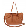 Torebka Damska Shopperka Pojemna Modna Duża Torba Listonoszka 14088 Brązowa