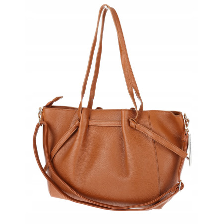 Torebka Damska Shopperka Pojemna Modna Duża Torba Listonoszka 14088 Brązowa