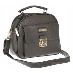 Torebka Damska kuferek damski Listonoszka elegancka mała CH8839 Szara