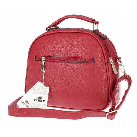 Torebka Damska kuferek damski Listonoszka elegancka mała CH8839 Czerwona