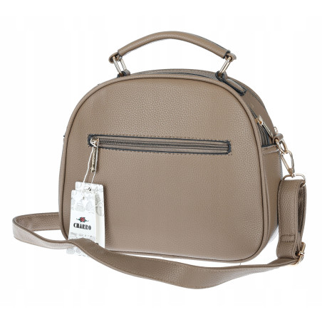 Torebka Damska kuferek damski Listonoszka elegancka mała CH8839 Beżowa