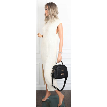 Torebka Damska kuferek damski Listonoszka elegancka mała CH8839 Czarna