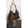 Torebka Damska Shopper Listonoszka Torba na Ramię worek 5026 Czekoladowa