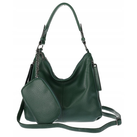 Torebka Damska Shopper Listonoszka Torba modna na Ramię worek 5026 Zielona