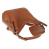 Torebka Damska Shopper Listonoszka Torba modna na Ramię worek 5026 Brązowa