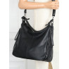 Torebka Damska Shopper Listonoszka Modna Torba na Ramię worek 5026 Czarna