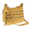 Torebka Damska Listonoszka Modna Pojemna Torba na Ramię 1030 Żółta