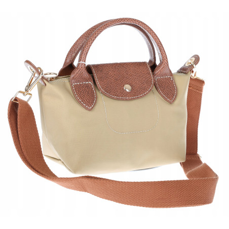 Torebka damska MINI shopper listonoszka mała na ramię modna 2309 Beżowa