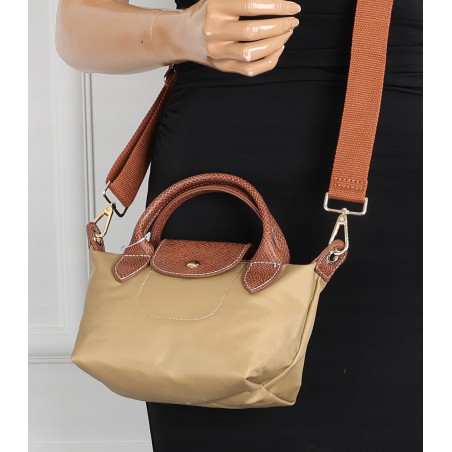 Torebka damska MINI shopper listonoszka mała na ramię modna 2309 Beżowa