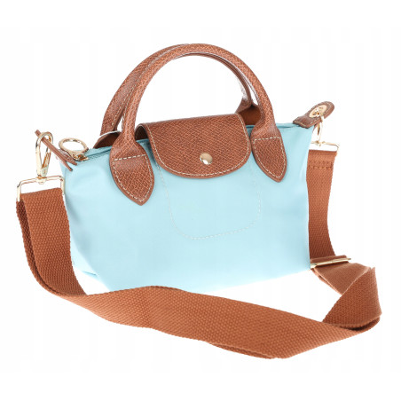 Torebka damska MINI shopper listonoszka mała na ramię modna 2309 Niebieska