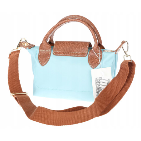 Torebka damska MINI shopper listonoszka mała na ramię modna 2309 Niebieska